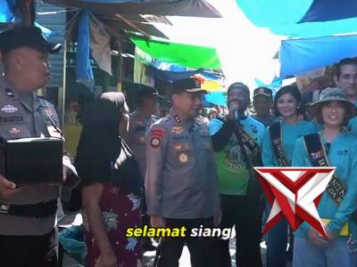GAUNGKAN BAHAYA NARKOBA DI JANTUNG EKONOMI PASAR SEKALIGUS PENGENALAN DUTA ANTI NARKOBA