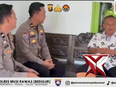 Kapolda Sumsel IJP DR. SANDI NUGROHO-Kapolres Musi Rawas-Sat Binmas Jalin Silahturahmi dengan paguyu