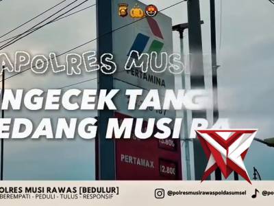 pengecekan tangki bbm dalam rangka memastikan bbm cukup d perjalanan arus mudik