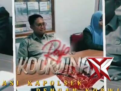 giat kapolsek lais koordinasi dengan korwil pertanian??