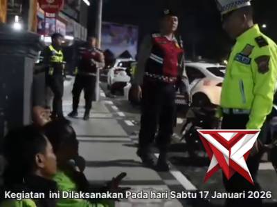 Polres Sukabumi Gelar KRYD malam minggu.