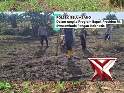 Polres Muara Enim: Bhabinkamtibmas Ketahanan pangan RI