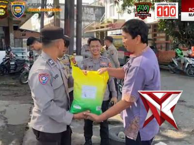 Wakapolres Muara Enim Pimpin Gerakan Pangan Murah - PoliceTube