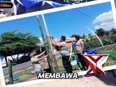 Ringankan Beban Warga, Polres Flores Timur Siapkan Tenda Darurat Tambahan bagi Korban Gempa