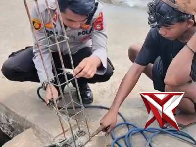 Program Belida Polre Mura perbaiki jembatan