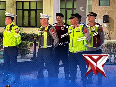 Apel persiapan patroli KRYD Anggota polres subang