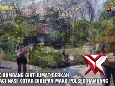 melaksanakan kegiatan pembagian nasi kotak kepada masyarakat pada Jumat, 10 April 2026