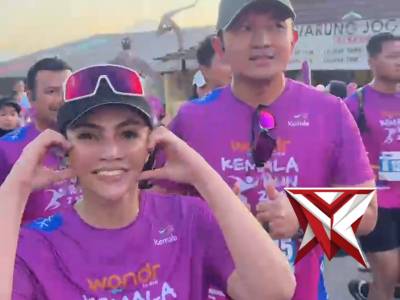 Polres Magetan Runners sukses memeriahkan dan mengikuti Kemala Run 2026 di Bali