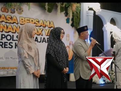 Ramadan Jadi Ruang Berbagi, Polres Kediri Santuni Anak Yatim dan Pererat Soliditas Jajaran  Kediri&ndash;