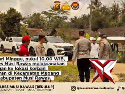 Kunjungan korban kebakaran - PoliceTube