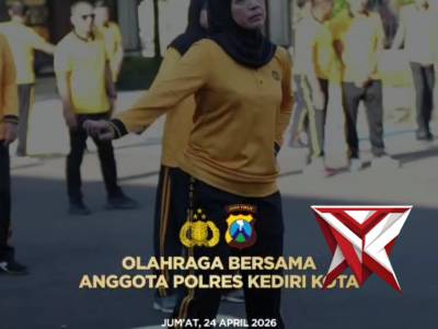 SENAM BERSAMA POLRES KEDIRI KOTA