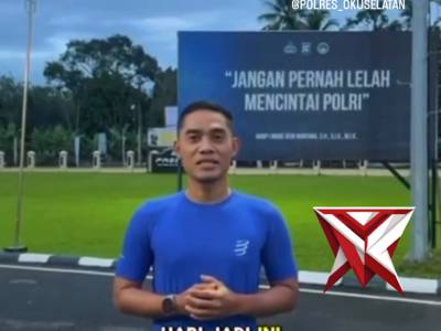LARI 22 KM DALAM RANGKA MERAYAKAN HARI JADIKAB OKU SELATAN KE 22