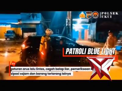 Patroli Blue Light Polsek Ukui