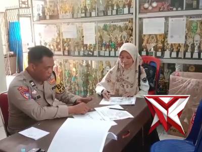 Sambang satbinmas polres ogan ilir