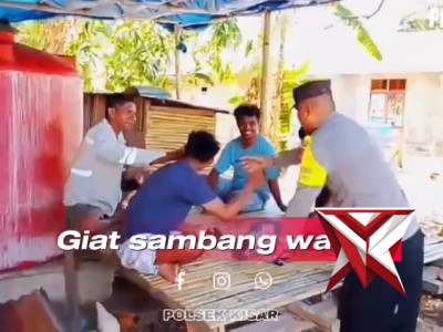 Bhabinkamtibmas desa oirata timur polsek kisar melaksanakan giat sambang warga - PoliceTube