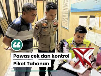 Pawas cek dan kontrol piket tahanan polres empat lawang - PoliceTube