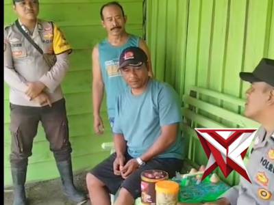 Himbauan personil polres Muba untuk tidak membakar hutan