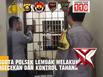 Cek dan Kontrol Tahanan Polsek Lembak