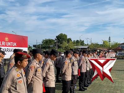 APEL DI PIMPIN BAPAK KAPOLRES OKI