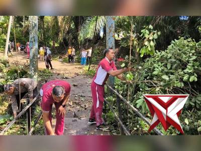 Selaras dengan arahan Kapolda Sumsel I, Polres Lubuk Linggau melaksanakan program Bersih Lingkungan