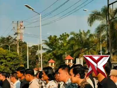 (09)Apel Pagi Tingkatkan Disiplin dan Kesiapsiagaan Personel Polres Musi Rawas