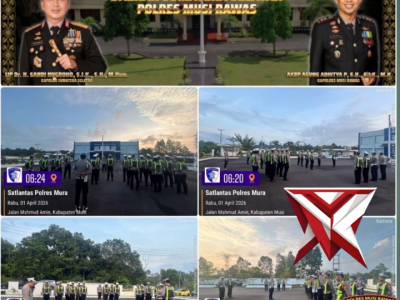 Kegiatan Apel Pagi Satlantas Polres Musi Rawas