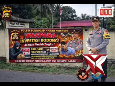Himbauan Kamtibmas Polsek Purwodadi Polres Musi Rawas