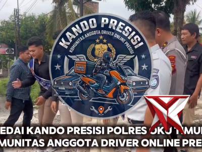 Launching Kedai Kando Presisi Komunitas Anggota Driver Online Presisi Polres OKU Timur - PoliceTube