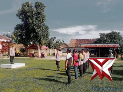 Giat Apel Pagi Polsek Buay Pemaca