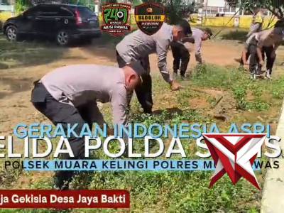 Dukung Program Belida Kapolda Sumsel IJP Sandi Nugroho, Polres Mura Kurve di Gereja Gekisia