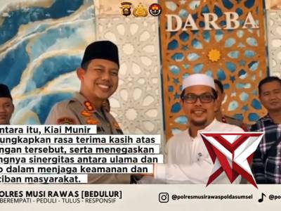 Kunjungan dan silaturahmi di ponpes Darul Barokah kec megang sakti - PoliceTube