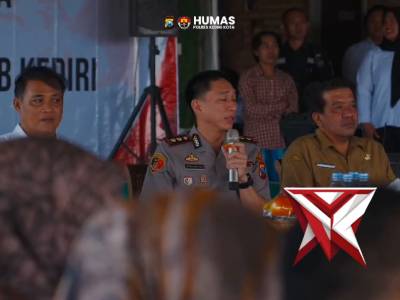 Kapolres Kediri Kota Gelar Silaturahmi Bersama Paguyuban Kepala Desa Kabupaten Kediri