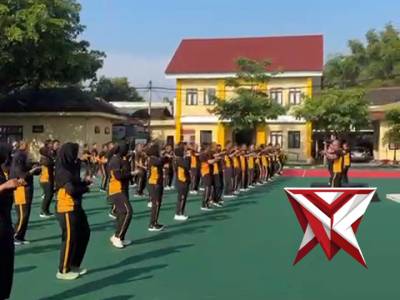 Jumat Bugar, Kapolres Magetan Ajak Personel olah raga bersama Perkuat Kebugaran dan Soliditas