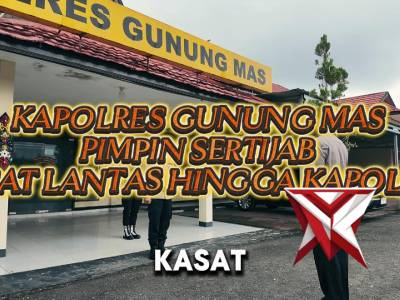 Penyegaran Organisasi, Kapolres Gunung Mas Pimpin Sertijab Kasat Lantas Hingga Kapolsek