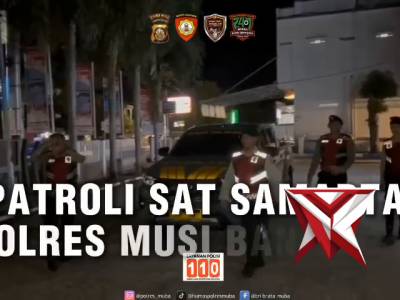 Giat patroli malam sat samapta polres muba Pastikan kondusifitas wilayah???????? - PoliceTube