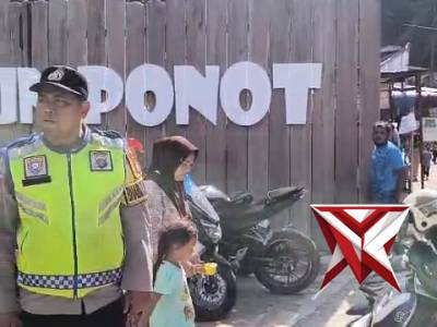 Polsek Bandar Pulau Laksanakan Patroli dan Pengamanan Objek Wisata Saat Libur Idul Fitri