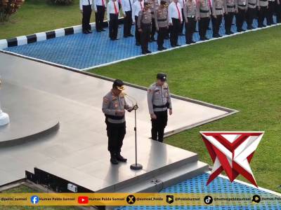 Karolog Polda Sumsel Pimpin Apel Pagi Gabungan, Tekankan Disiplin dan Kesiapsiagaan Personel
