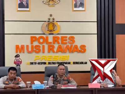 Polres Musi Rawas ikuti Zoom Meeting Sosialisasi dan Simulasi  (LP) serta Laporan Kehilangan  Online