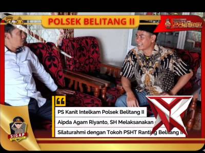 Kanit intelkam polsek belitang 2 laksanakan giat monitoring