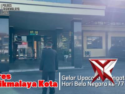 Polres Tasikmalaya Kota Gelar Upacara Peringatan Hari Bela Negara ke-77