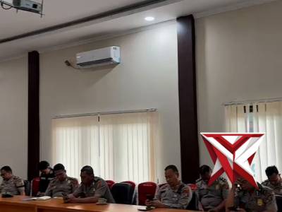 Kapolres Musi Rawas Hadiri Pembukaan Rakernis Gabungan Empat Satker Polri Secara Virtual