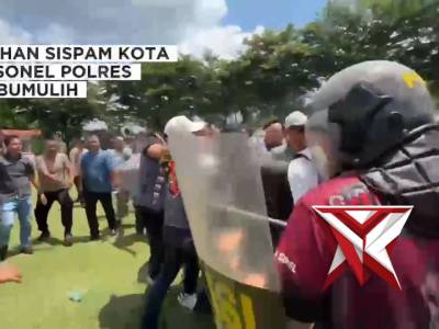 Giat Latihan Dalmas Polres Prabumulih