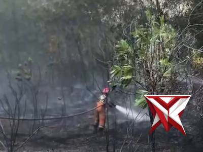 SIGAP MENANGANI KARHUTLA, DITSAMAPTA POLDA KEPRI HADIR UNTUK MEMBANTU