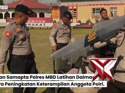 Sat samapta polres MBD melaksanakan latihan dalmas Upaya peningkatan keterampilan Anggota Polri - PoliceTube