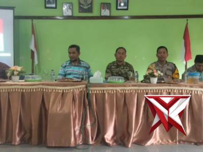 Polsek Jebus Dalam Kegiatan Rakorpincam Kecamatan Jebus
