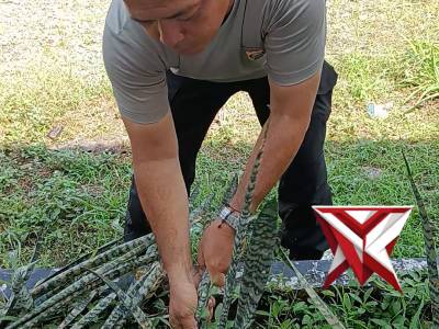 Polres oki hadir melaksanakan manajemen kebersihan