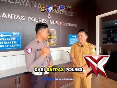 Pelayanan sat lantas dalam pelayanan terpadu polres Muba andalan - PoliceTube