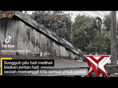 Sentuhan nyata polres pagaralam, program bedah rumah hadirkan Harapan Baru bagi warga