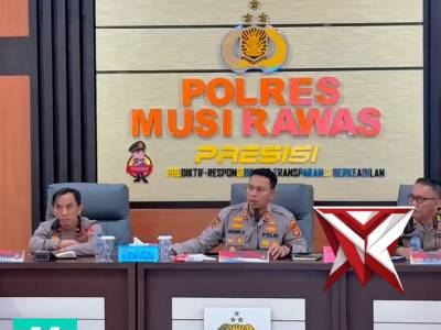 Anev Mingguan, Kapolres Musi Rawas Evaluasi Kinerja dan Tingkatkan Profesionalisme Personel