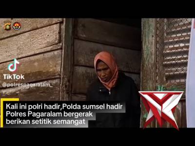 Sentuhan nyata polres pagaralam, program bedah rumah hadirkan Harapan Baru bagi warga - PoliceTube